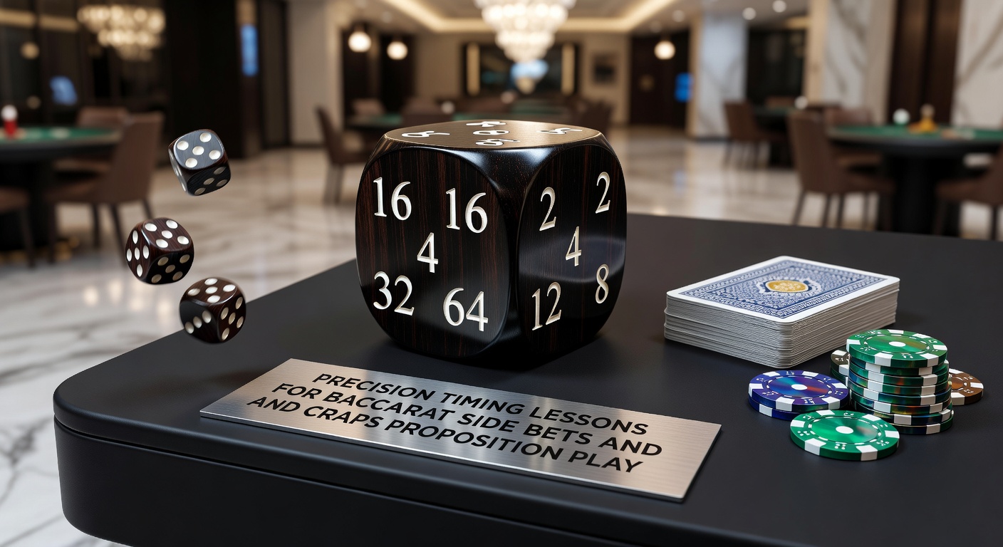 Casino table with baccarat side bet layout and craps prop area, illustrating high-stakes decision zones