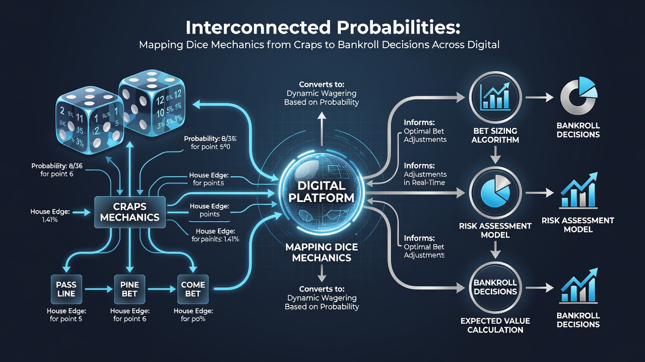 Bankroll allocation across digital table games and bingo probability structures